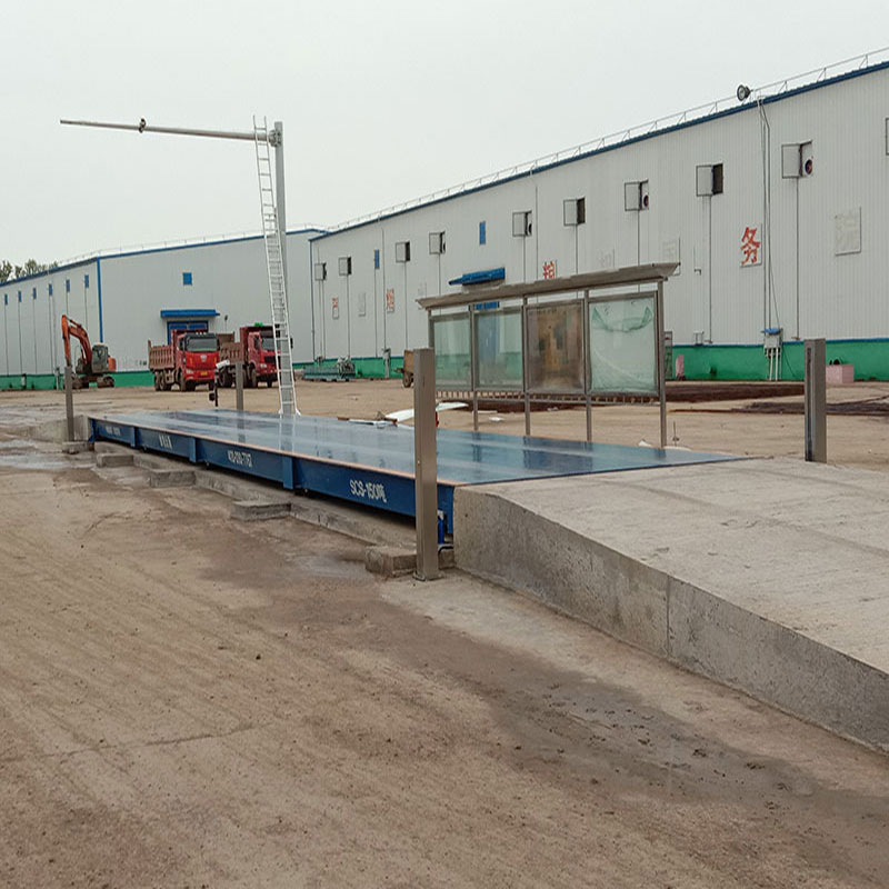 黑龍江無(wú)人值守地磅鶴崗綏濱150噸地磅汽車(chē)衡安裝案例